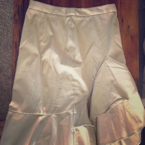 NWT Banana Republic Asymmetrical Ruffle Skirt